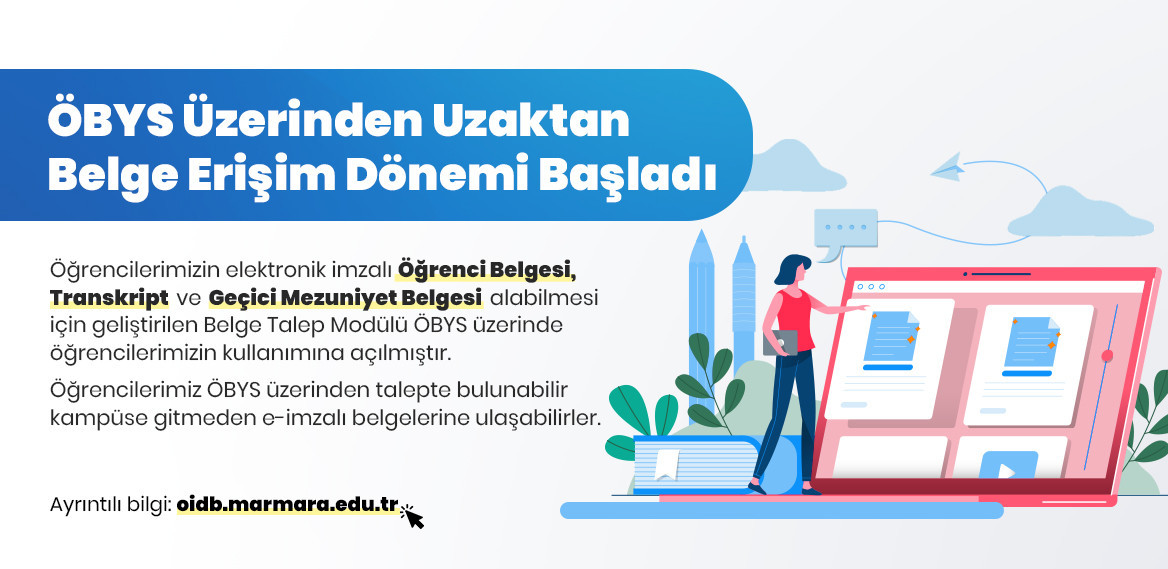 e-Devlet ve ÖBYS üzerinden Belge Temini